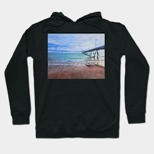 Glenelg Jetty at sunset Hoodie